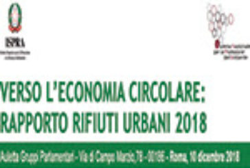 Verso l’economia circolare: rapporto rifiuti urbani 2018 – Convegno